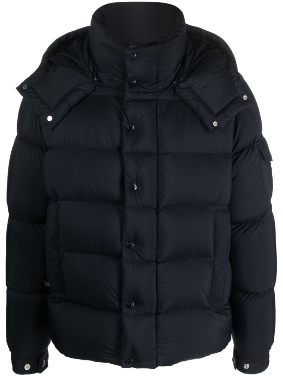 

Moncler пуховик Vezere с капюшоном, синий