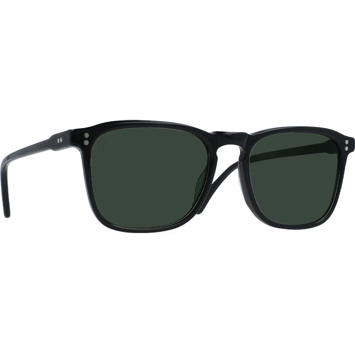 Поляризованные солнцезащитные очки wiley Raen Optics, цвет recycled black/green polarized