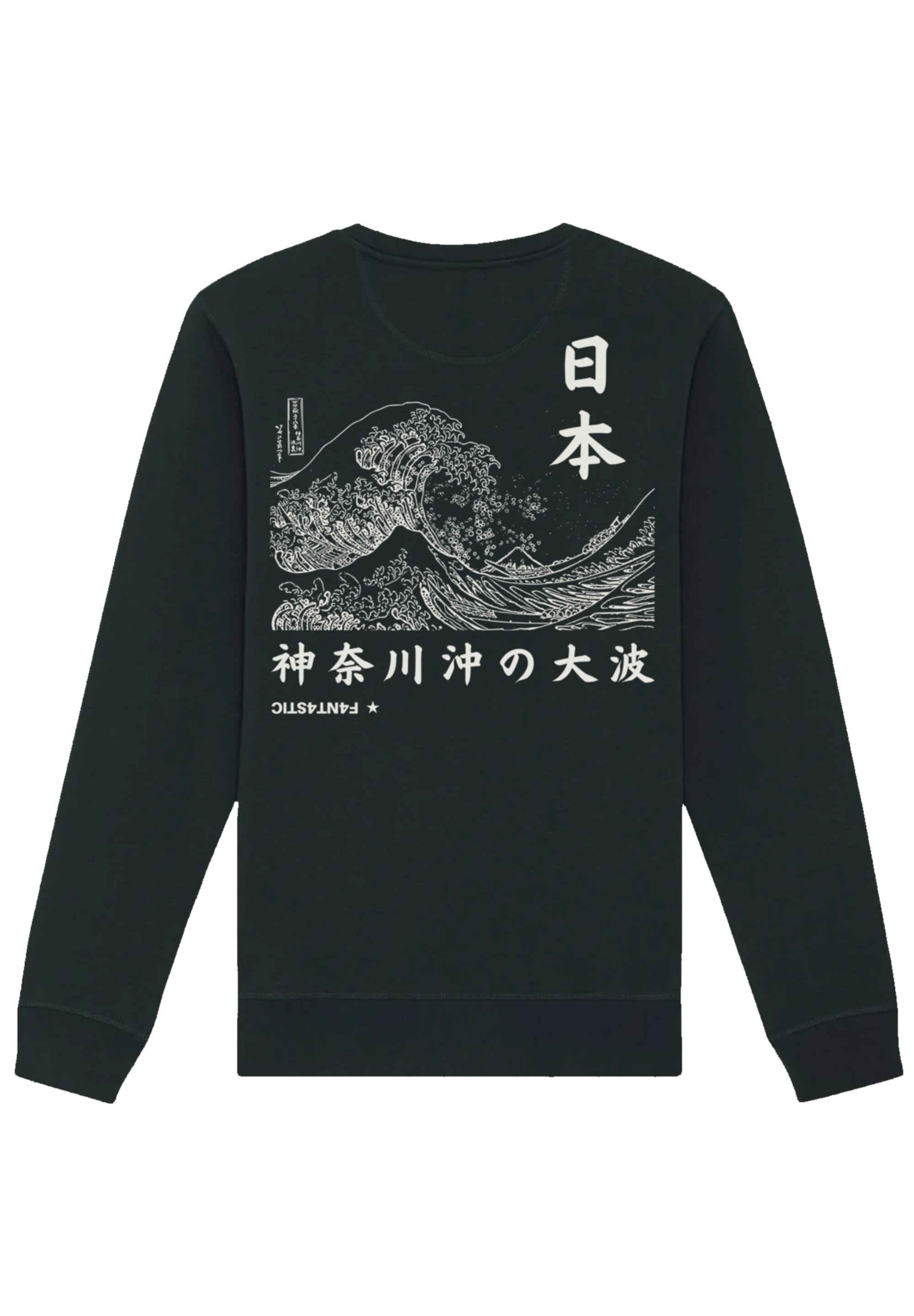 

Толстовка F4NT4STIC Unisex Kanagawa Welle Japan, черный