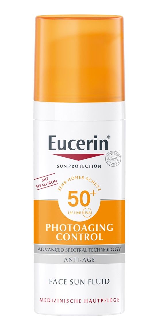 Eucerin Photoaging Control SPF50+ жидкость для лица, 50 ml цена и фото