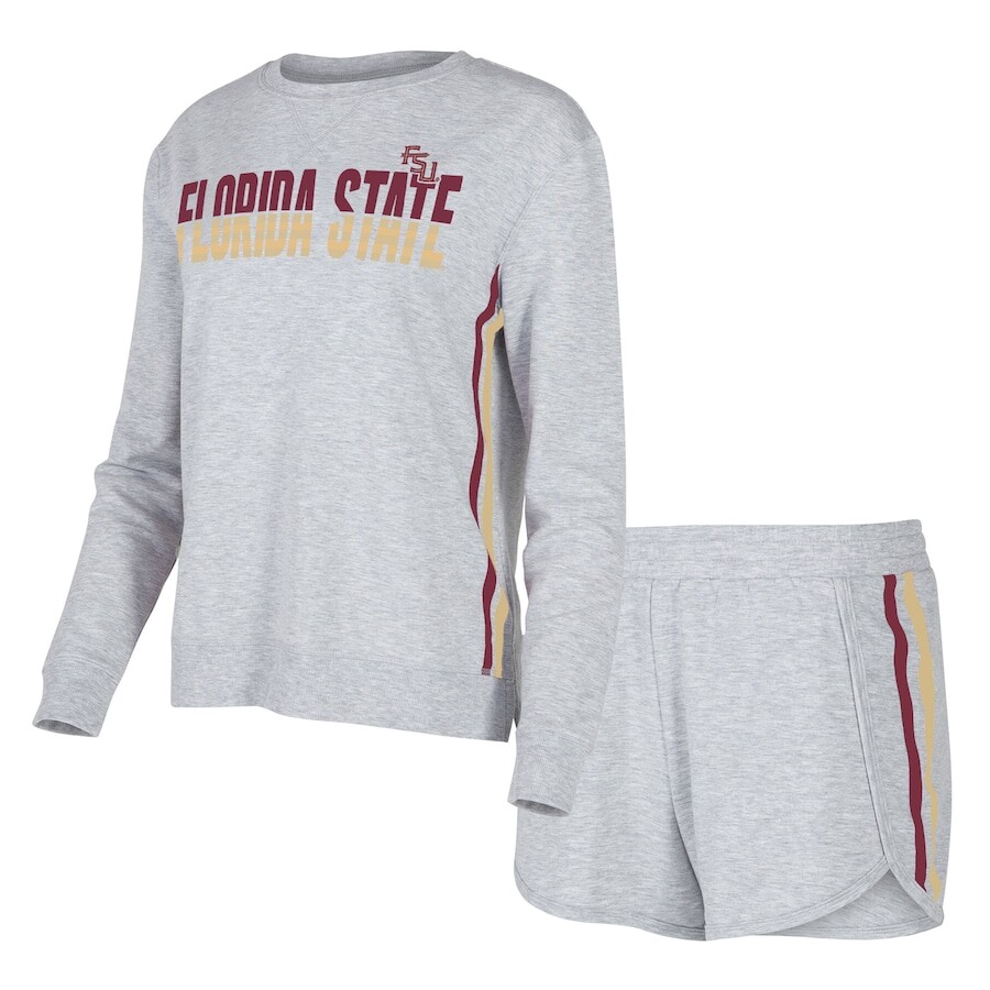 

Пижамный комплект Concepts Sport Florida State Seminoles, серый