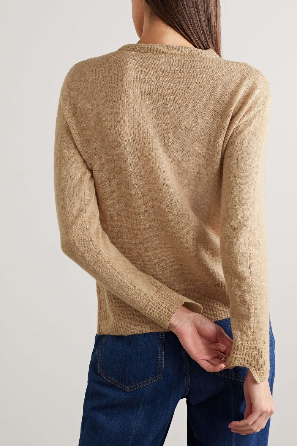 

MAX MARA Вязаный свитер Fata для отдыха, песочный, Бежевый