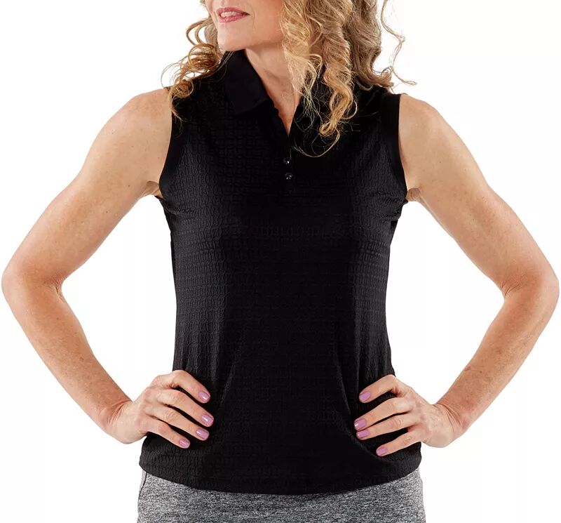 цена Женская рубашка-поло без рукавов Nancy Lopez Golf Journey, черный