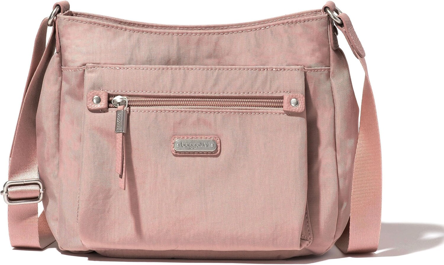 

Новая классическая сумка Uptown Bagg с браслетом для телефона RFID Baggallini, цвет Woodrose