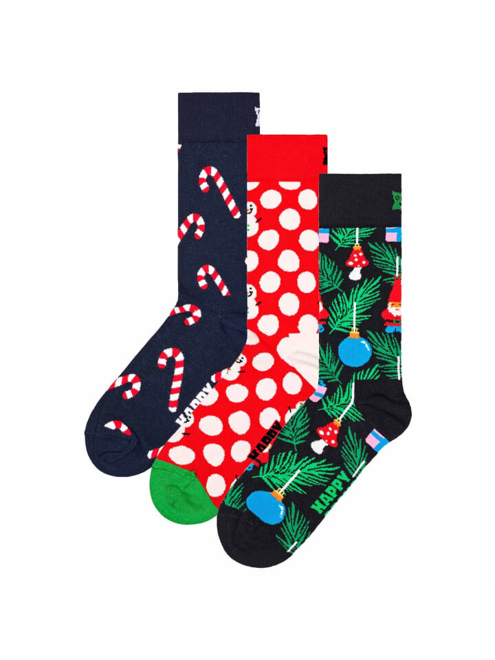 

Носки Happy Socks 3er Pack, цвет x-mas stocking