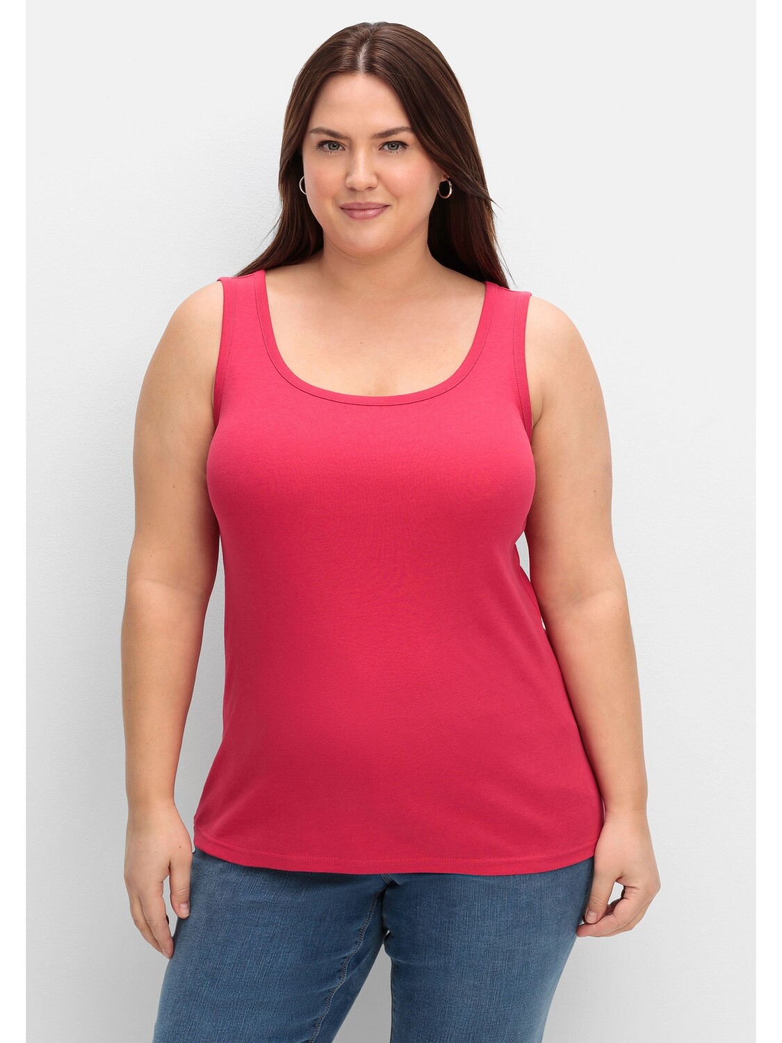 

Топ sheego Tank, цвет magenta