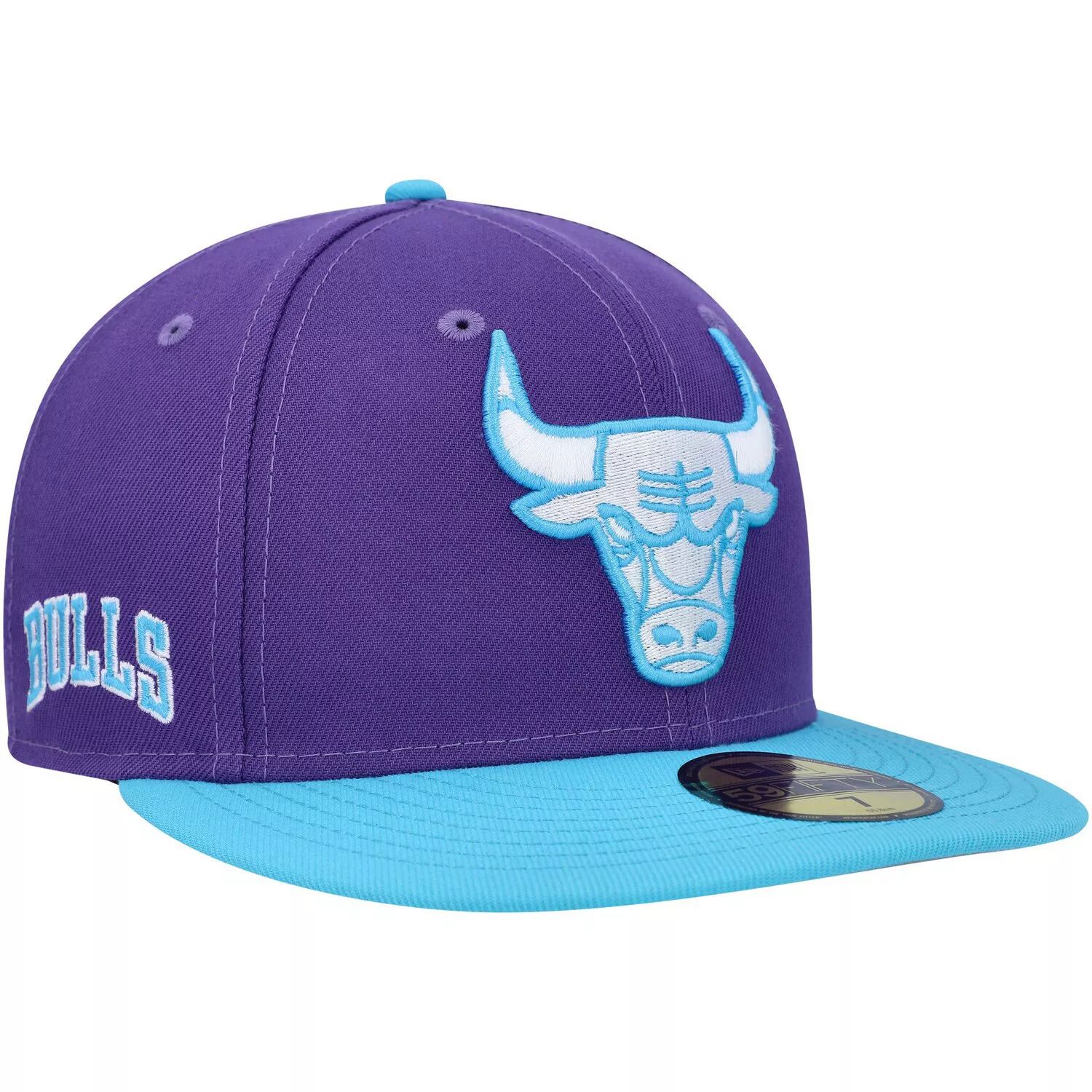 цена Мужская приталенная кепка New Era Purple Chicago Bulls Vice 59FIFTY