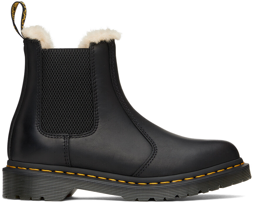 

Черные ботинки челси 2976 Leonore Dr. Martens, Черный