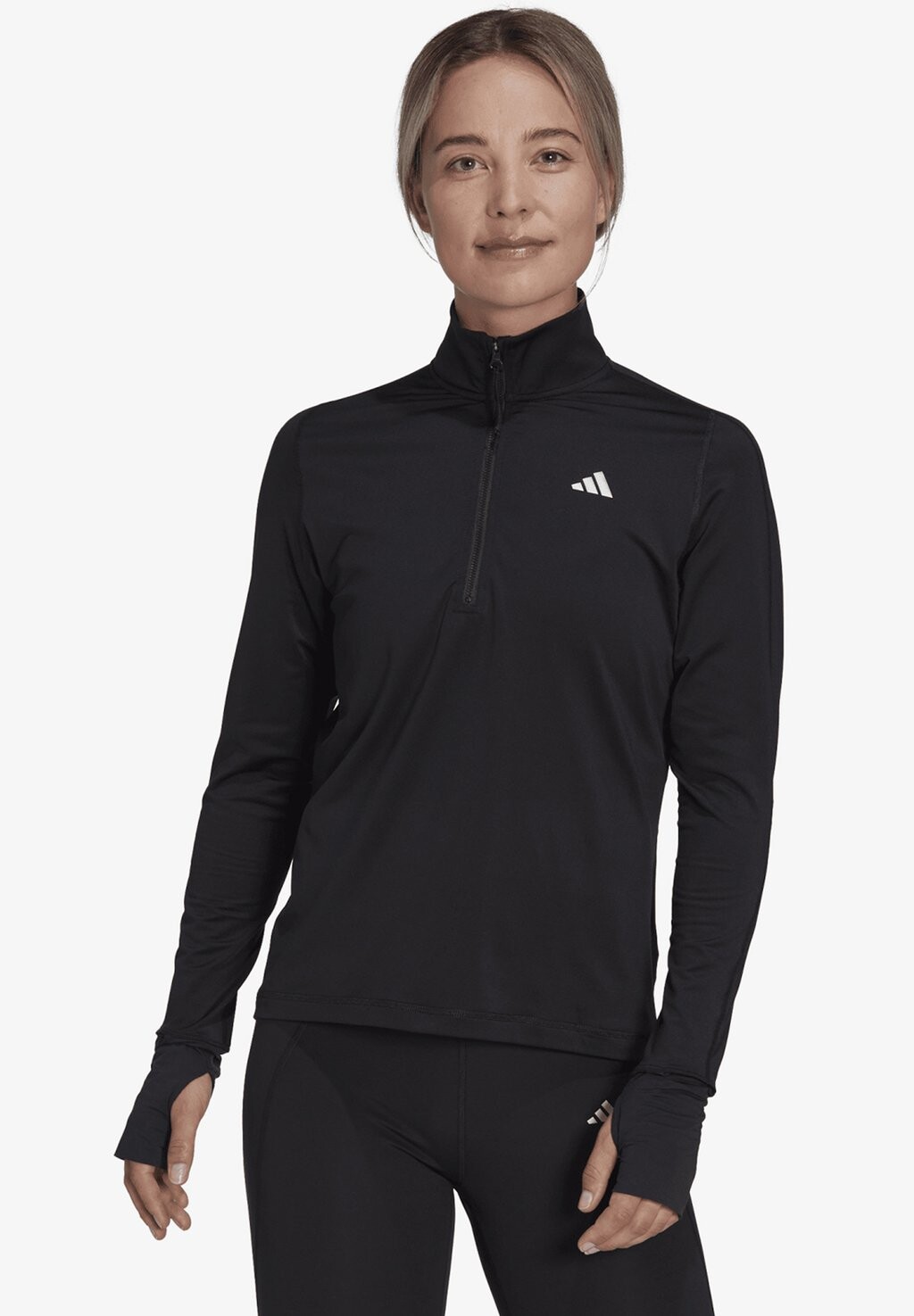 

Рубашка с длинным рукавом Adidas, черный
