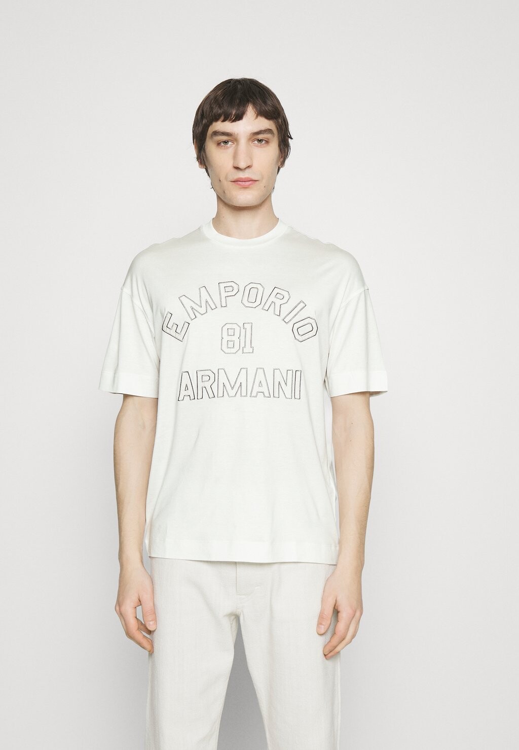 

Футболка с принтом Emporio Armani, белый