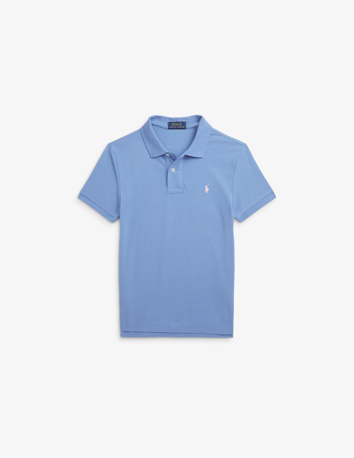 

Узкая рубашка-поло Ralph Lauren, светло-синий