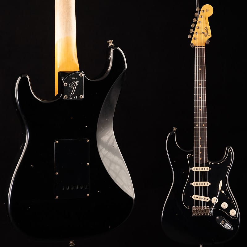 Электрогитара Fender Custom Shop Postmodern Strat Journeyman Relic Aged Black 586