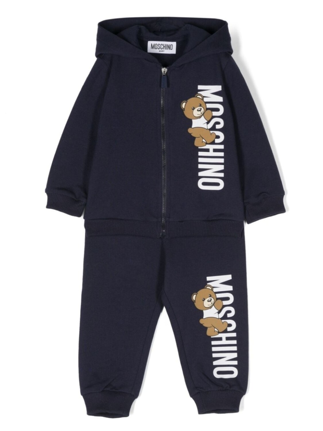 

Moschino Kids спортивный костюм Teddy Bear с логотипом, синий