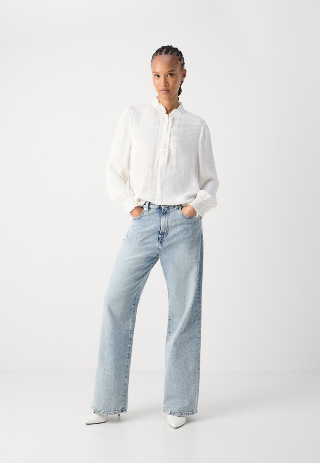 

Блуза RETA BLOUSE Mos Mosh, кремовый