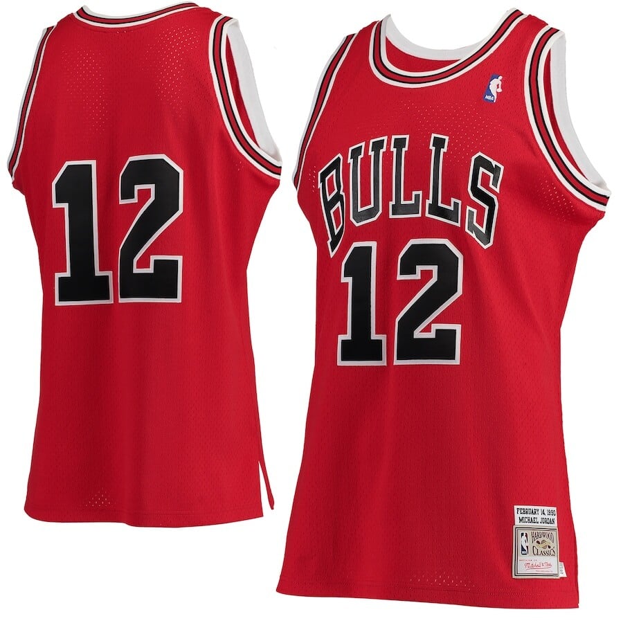 

Джерси Mitchell & Ness Chicago Bulls, красный