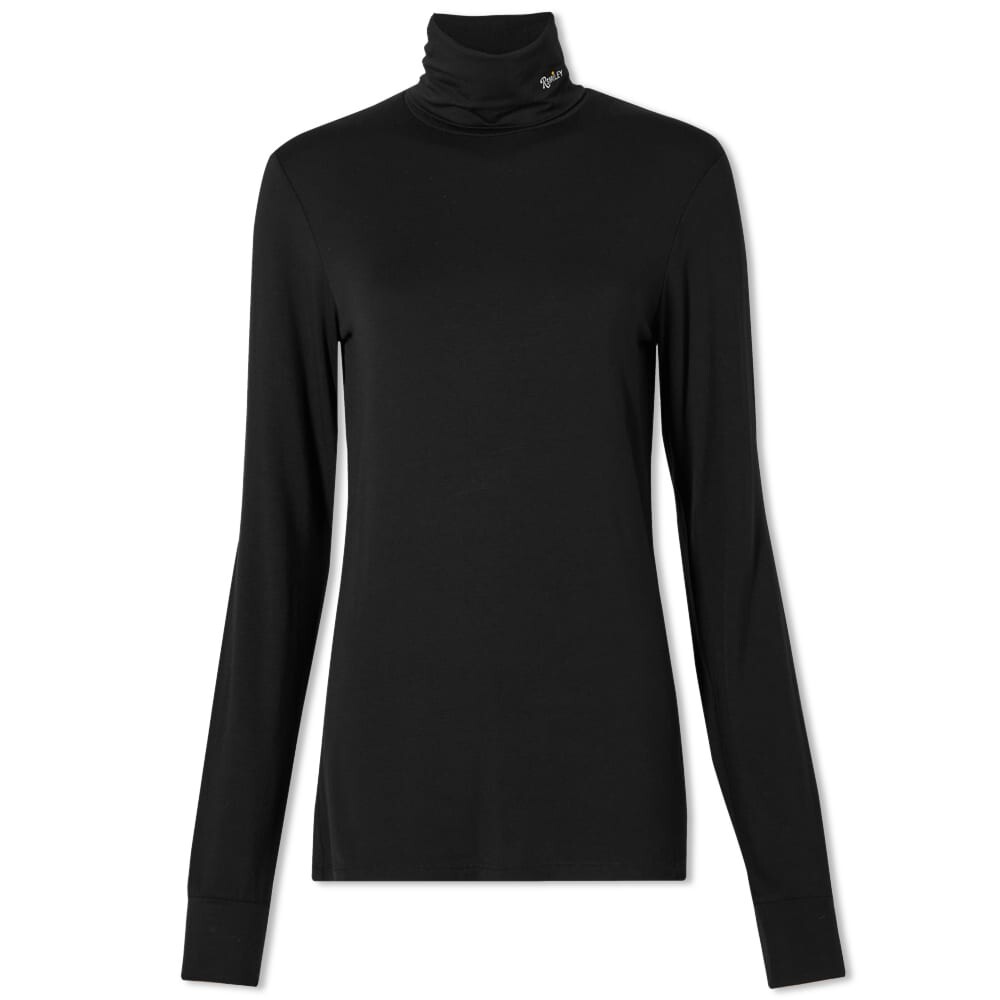 

Футболка Raf Simons Logo High Neck Top, Черный