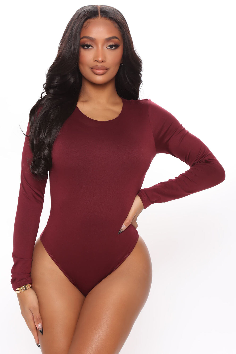 

Боди Fashion Nova JT44981L, вино