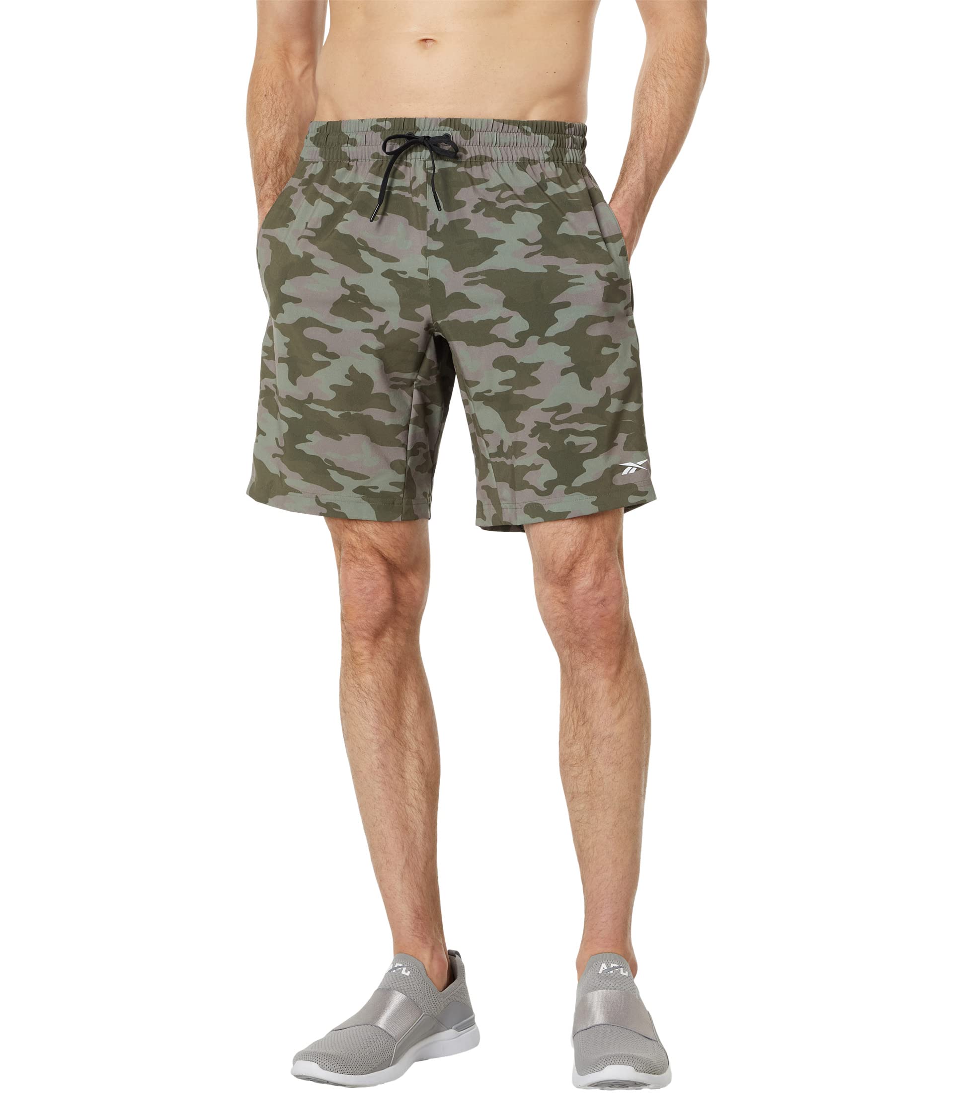 Шорты Reebok, Workout Ready Camo All Over Print Shorts кроссовки levi s woodward rugged army green