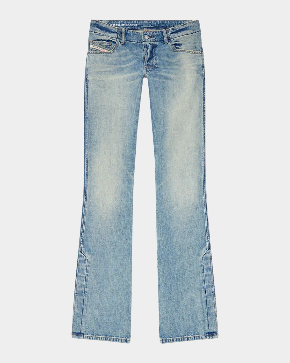 

Мужские потертые джинсы Bootcut Diesel, синий