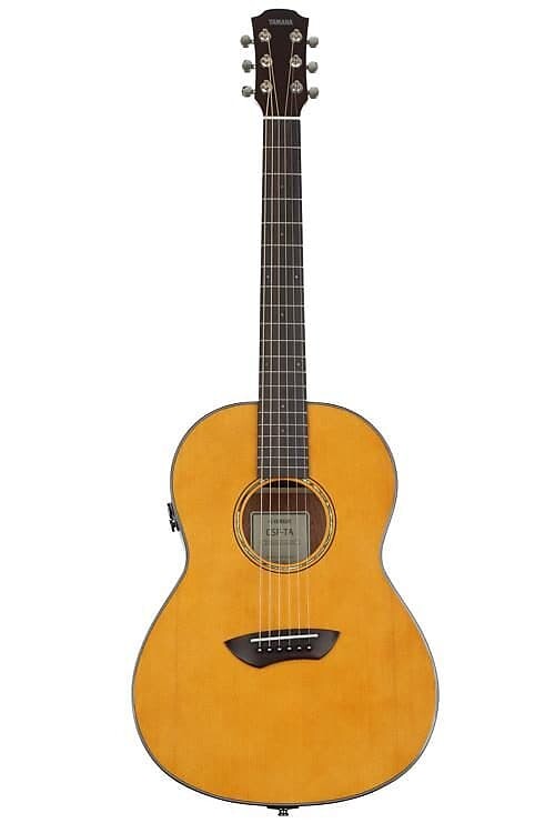 

Yamaha CSF-TA TransAcoustic Акустическая электрогитара салонного размера - Vintage Natural Gloss CSF-TA TransAcoustic Parlor Size Acoustic Electric Guitar