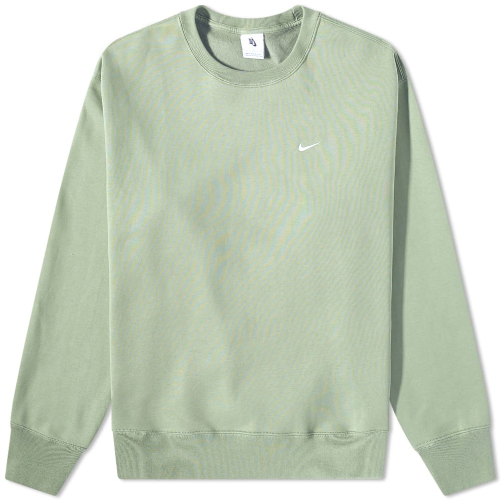 Джемпер Nike Solo Swoosh Fleece Crew Sweat, светло-зеленый – заказать по  выгодной цене из-за рубежа в «CDEK.Shopping»