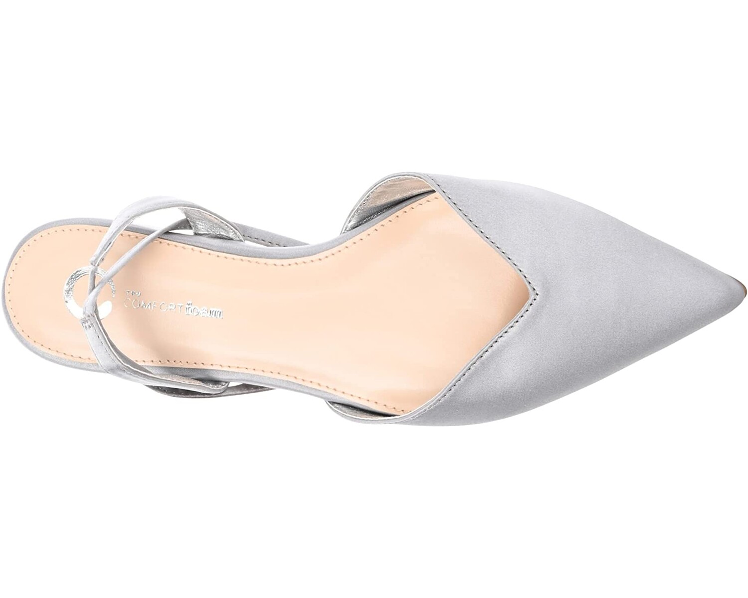 

Туфли на плоской подошве Theia Flat Journee Collection, серебро