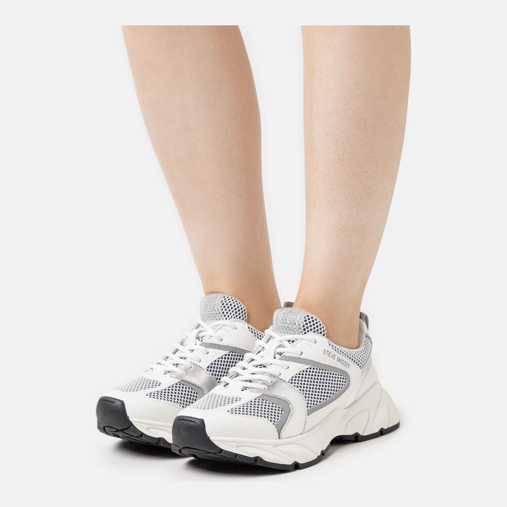 

Кроссовки Steve Madden Standout, white/silver, Белый