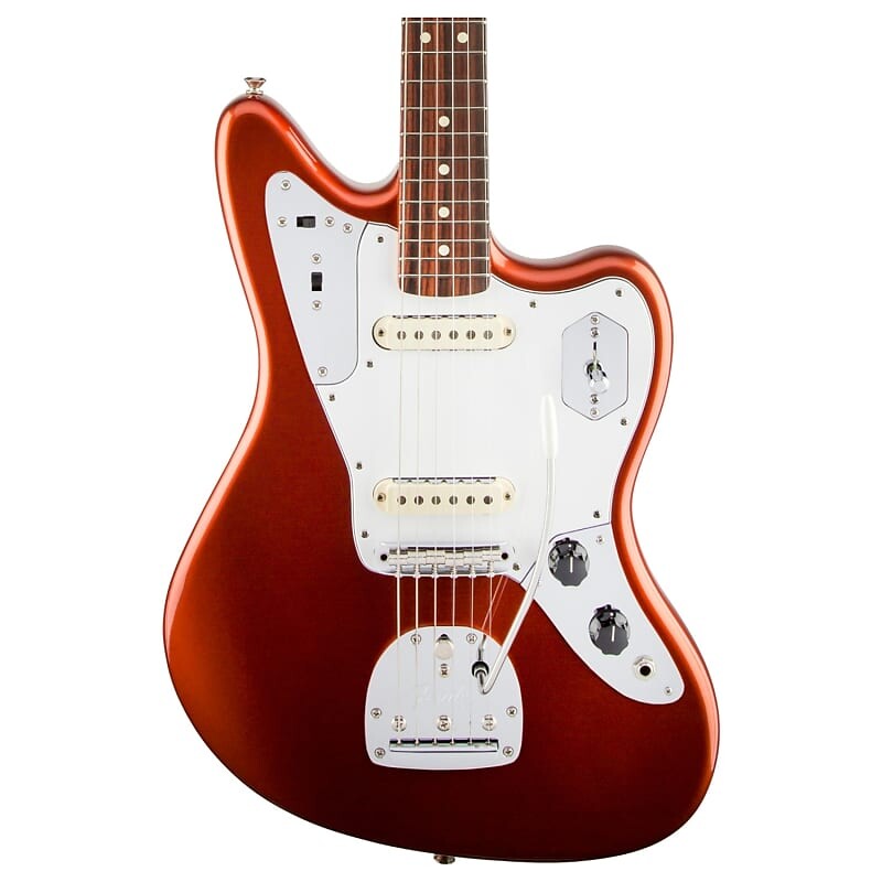 

Электрогитара Fender Johnny Marr Jaguar, металлик KO с жестким футляром