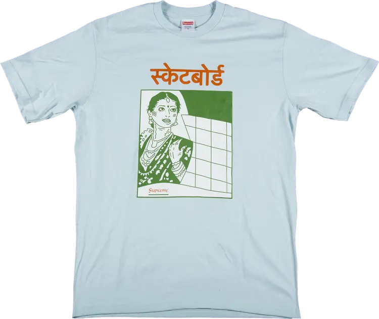 

Футболка Supreme Bombay T-Shirt 'Pale Blue', синий