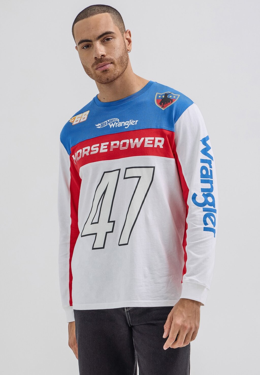 

Топ с длинными рукавами HOT WHEELS TEE UNISEX Wrangler, мультиколор