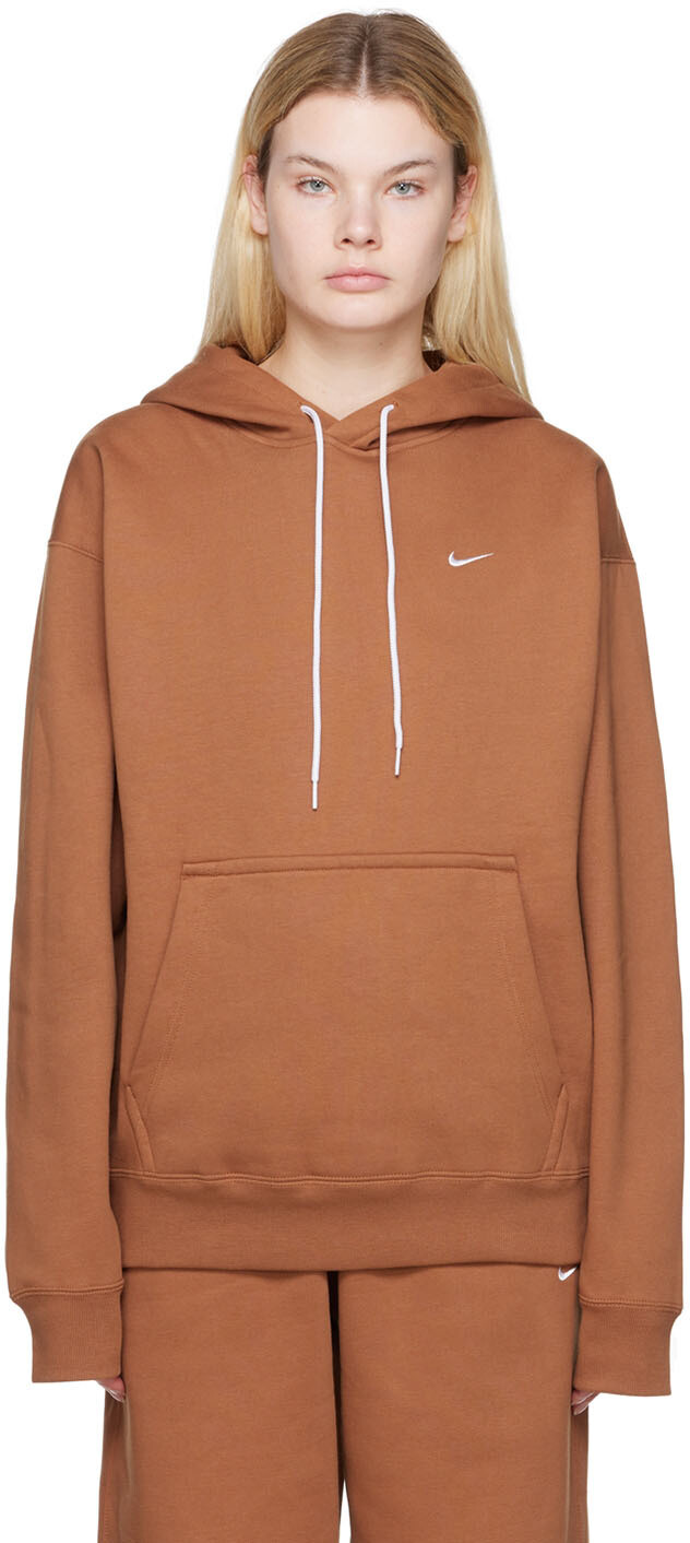 

Коричневый худи Solo Swoosh Nike
