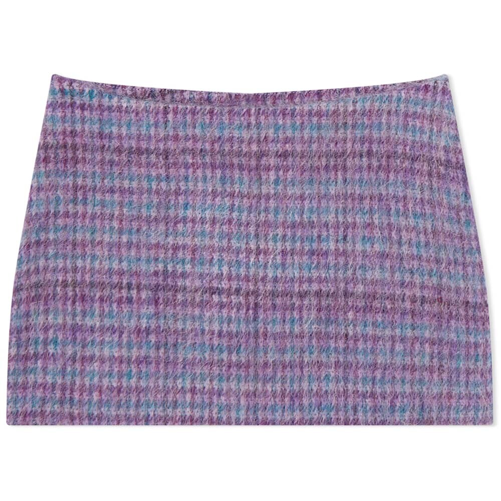

Юбка Danielle Guizio Low Rise Plaid Mini Skirt