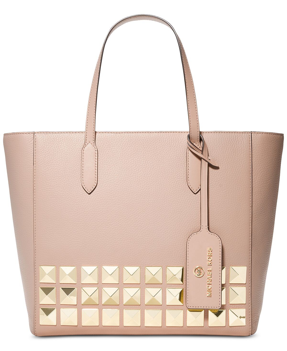 

Большая кожаная сумка-тоут sinclair east west Michael Kors, розовый