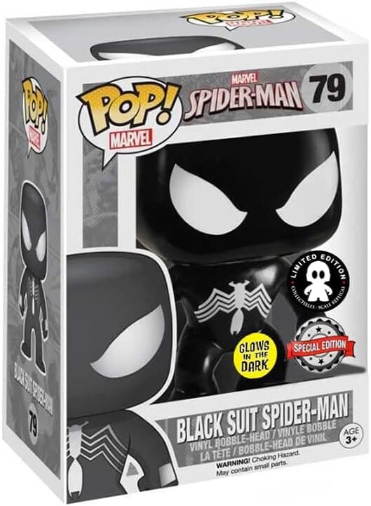 

Фигурка Funko Pop! Spider-Man Black Suit Spider-Man GITD