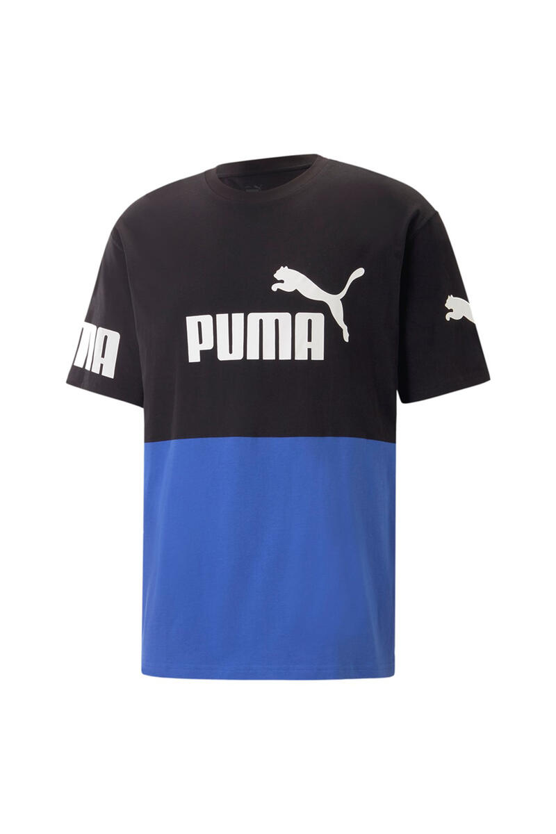 цена Футболка PUMA POWER с цветными блоками Puma, светло-синий
