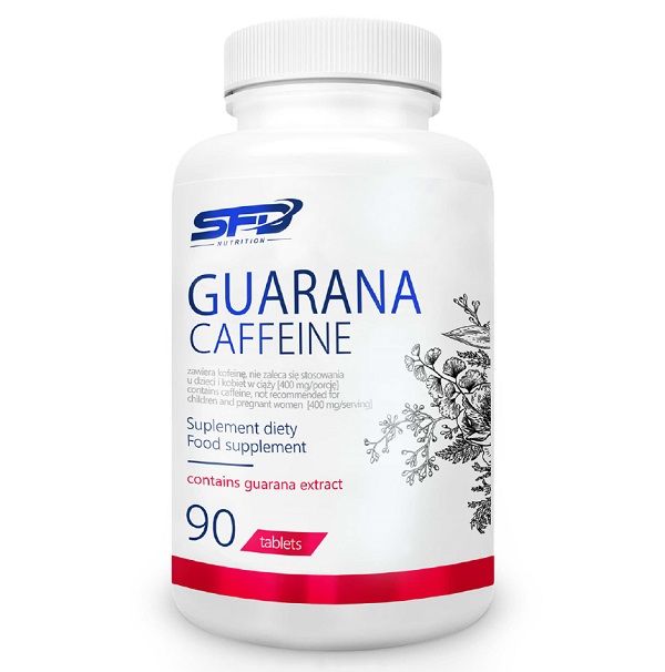 Капсулы, поддерживающие увеличение энергии и концентрации Sfd Guarana Caffeine , 90 шт