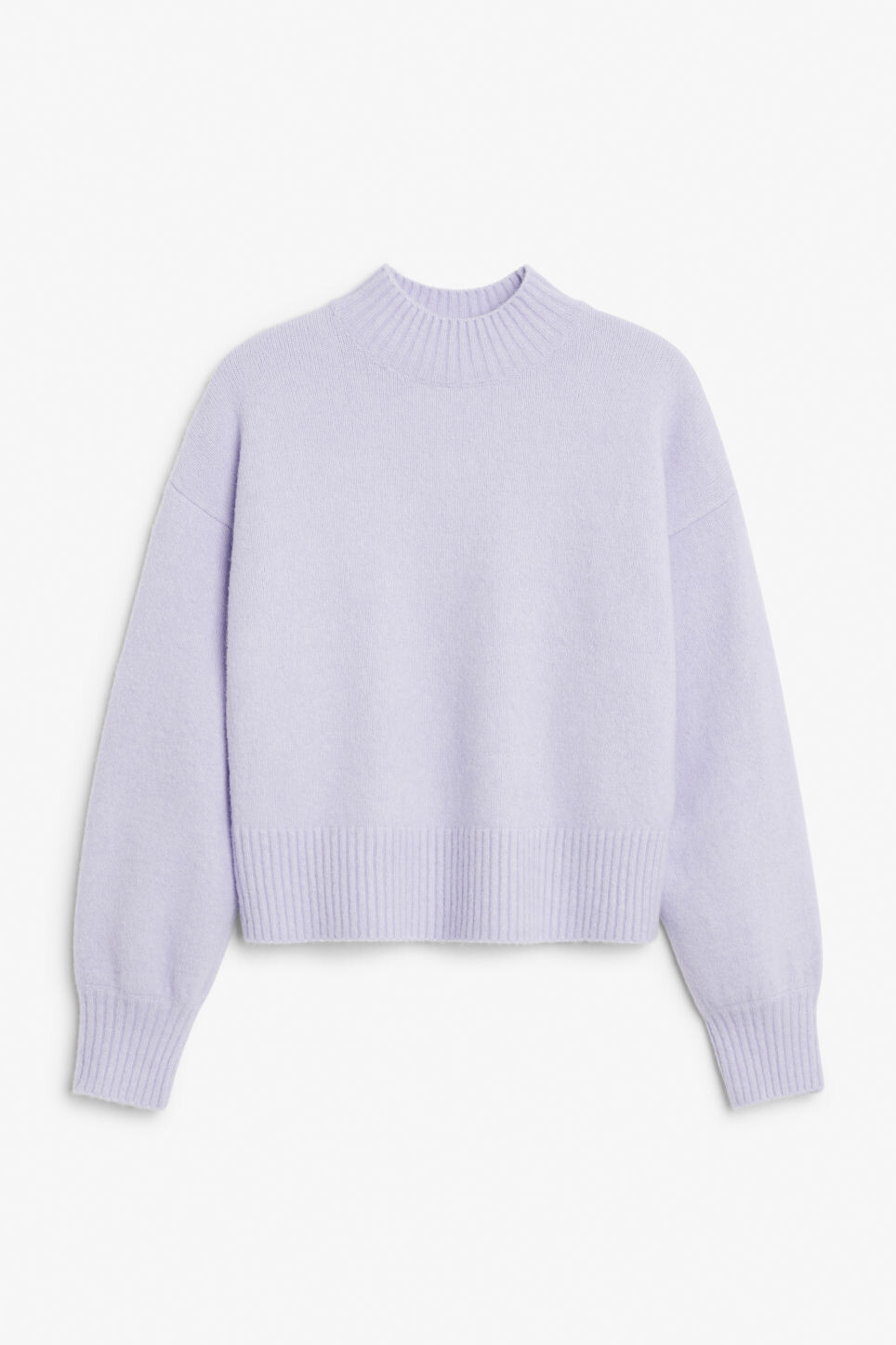 

Вязаная водолазка Monki, светло-фиолетовый