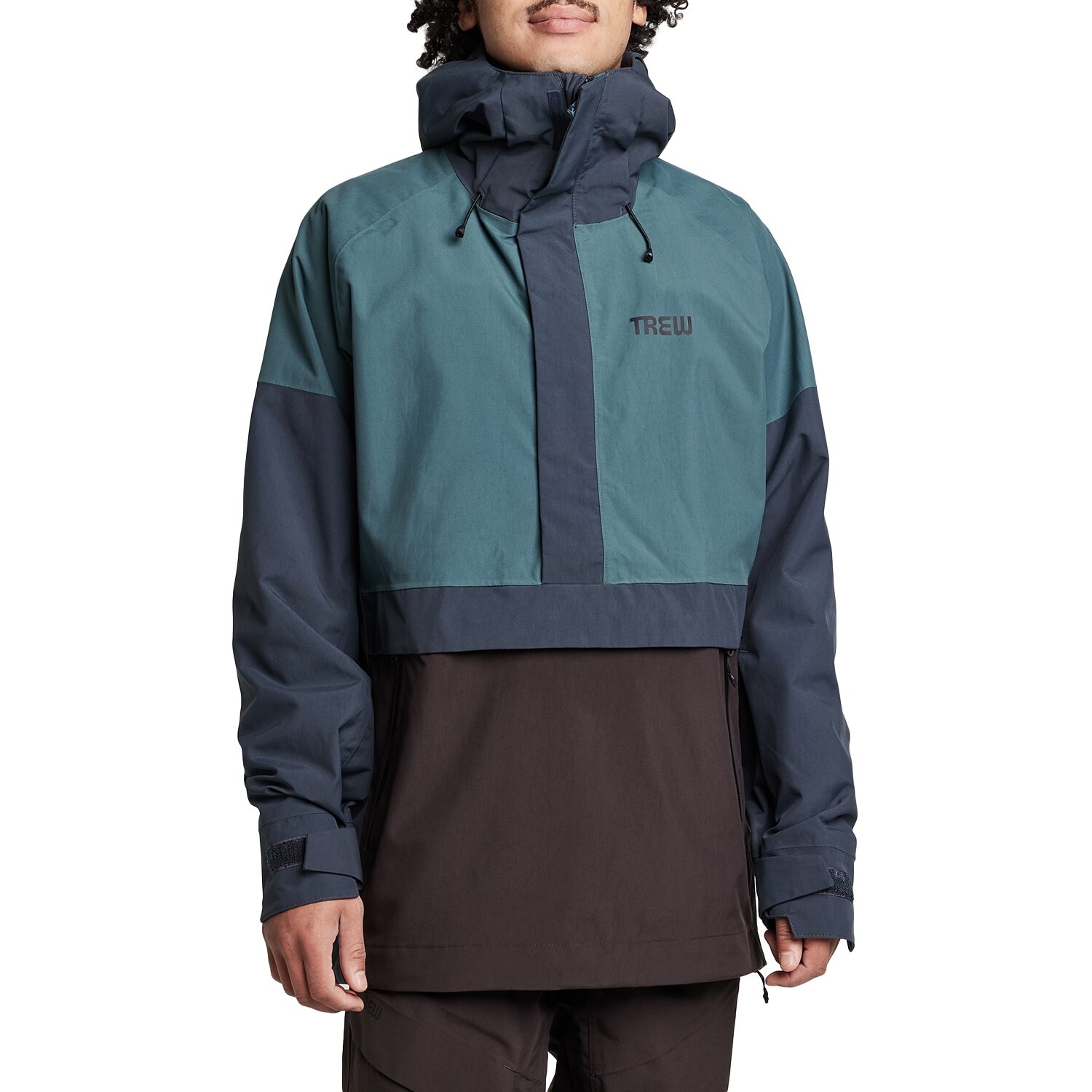 

Куртка Trew Gear, голубой / коричневый / синий