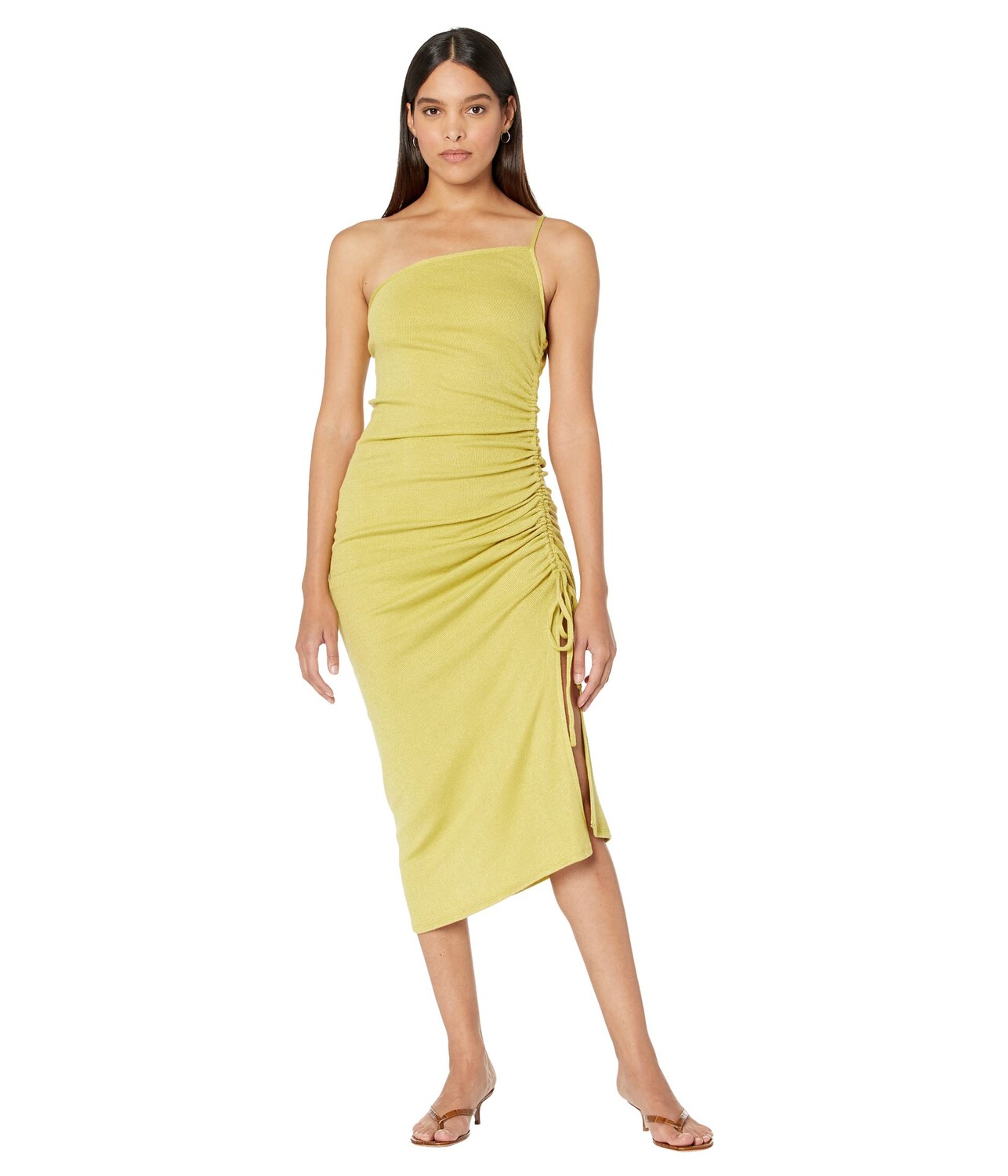 

Платье line and dot, Adelyn One Shoulder Knit Dress with Slit