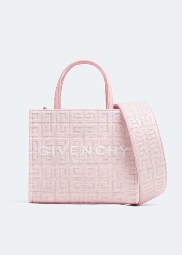 

Сумка-тоут GIVENCHY Mini G shopping tote bag, розовый