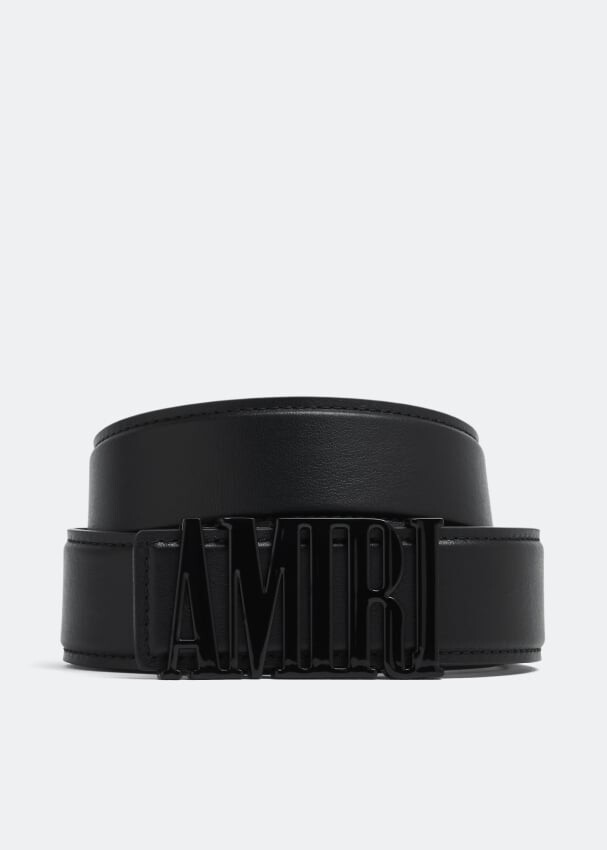 

Ремень AMIRI Logo belt, черный