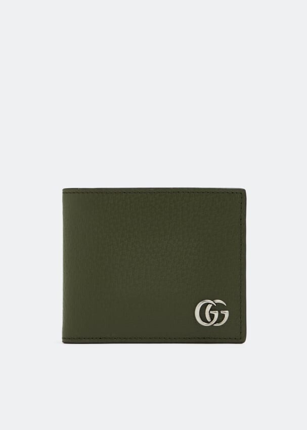 

Кошелек GUCCI GG Marmont leather bi-fold wallet, зеленый