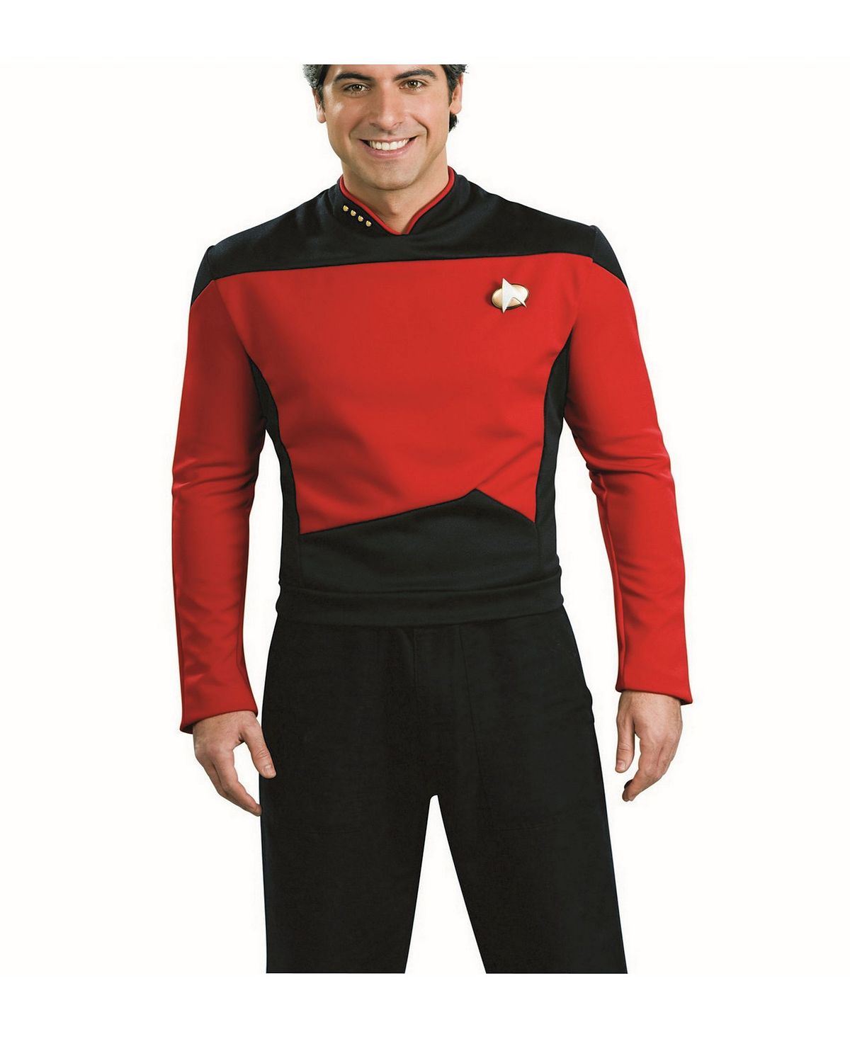 Купитьсезонный мужской костюм-рубашку звездный путь делюкс BuySeasons, красный 2 шт наконечник адаптера вала для гольфа srixon z star z545 z745 driver