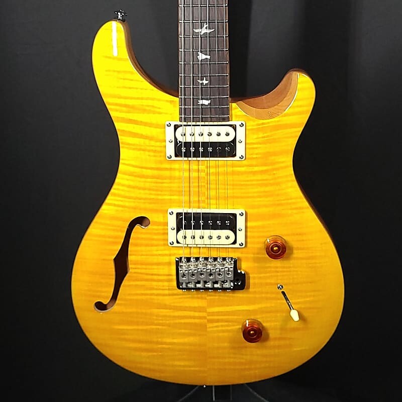 

PRS Paul Reed Smith SE Custom 22 Semi-Hollow Santana Yellow #548