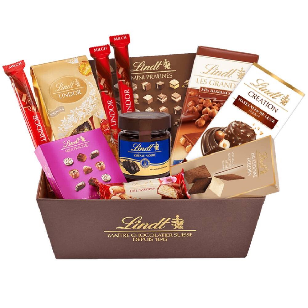 

Подарочная корзина Lindt Klassiker Geschenkkorb, ассорти, 1155г