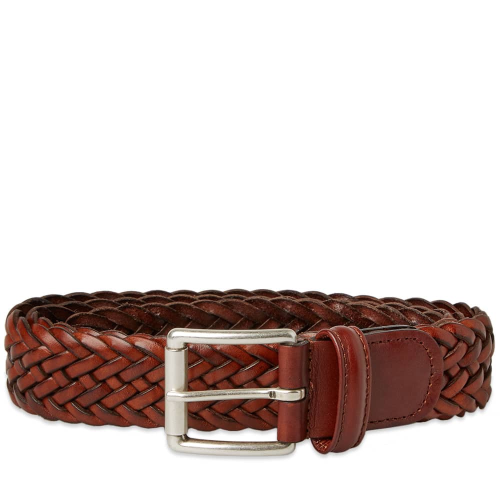 Ремень Anderson's Woven Leather Belt