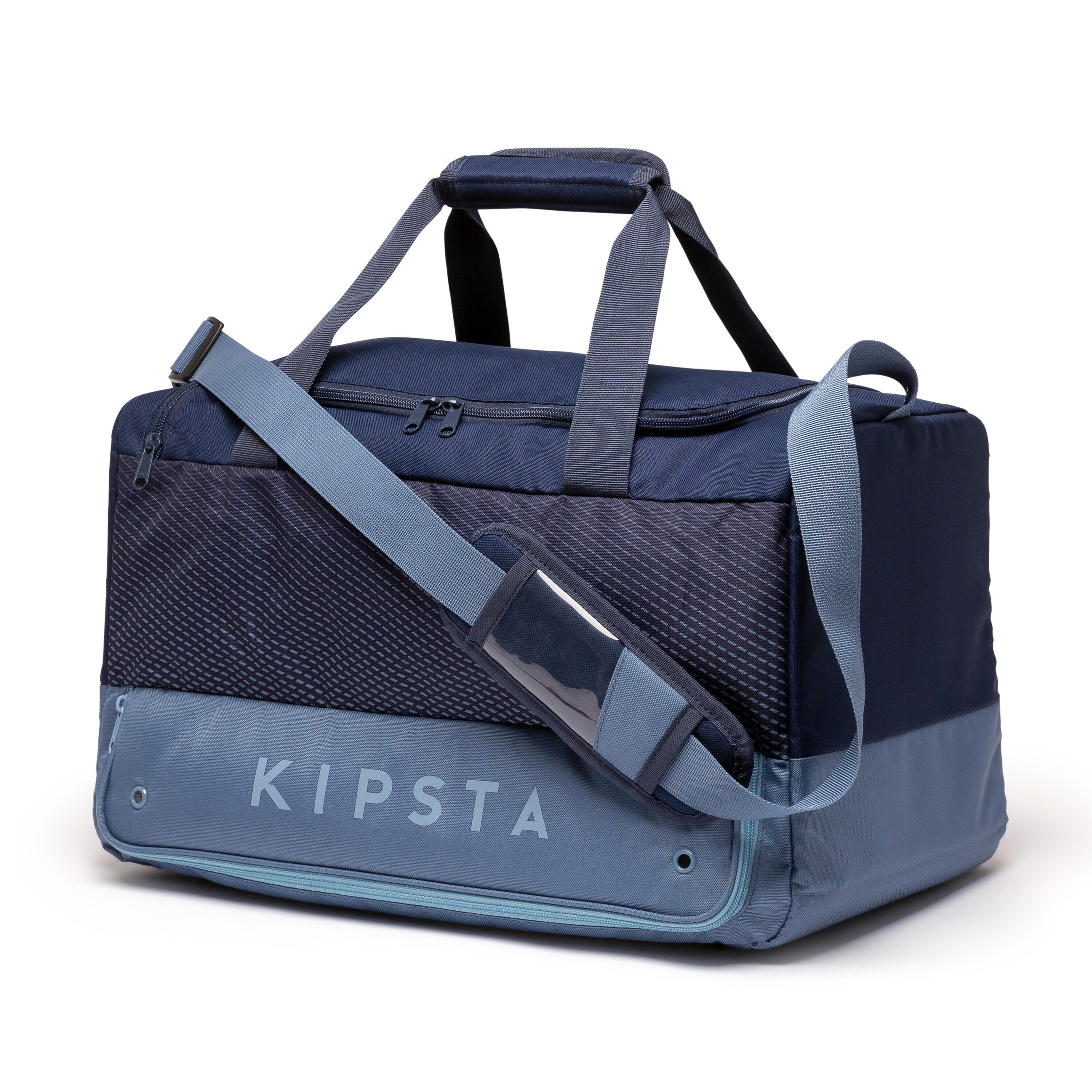 Сумка спортивная Hardcase 45л синяя KIPSTA, темно-синий/серо-голубой рюкзак для инструмента kraftool 38745 2 внутренних отделения 49 карманов
