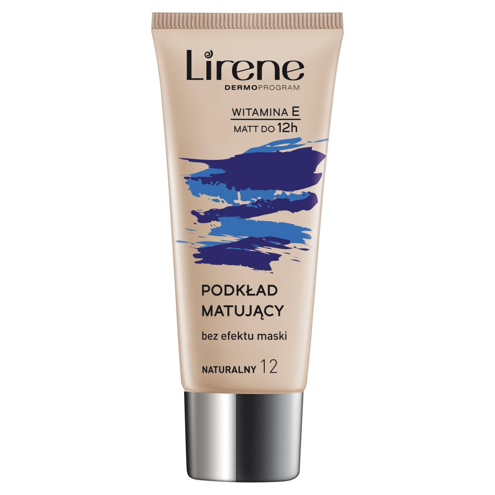 

Lirene Матирующая тональная основа для лица Nature Matte 12 Natural 30мл