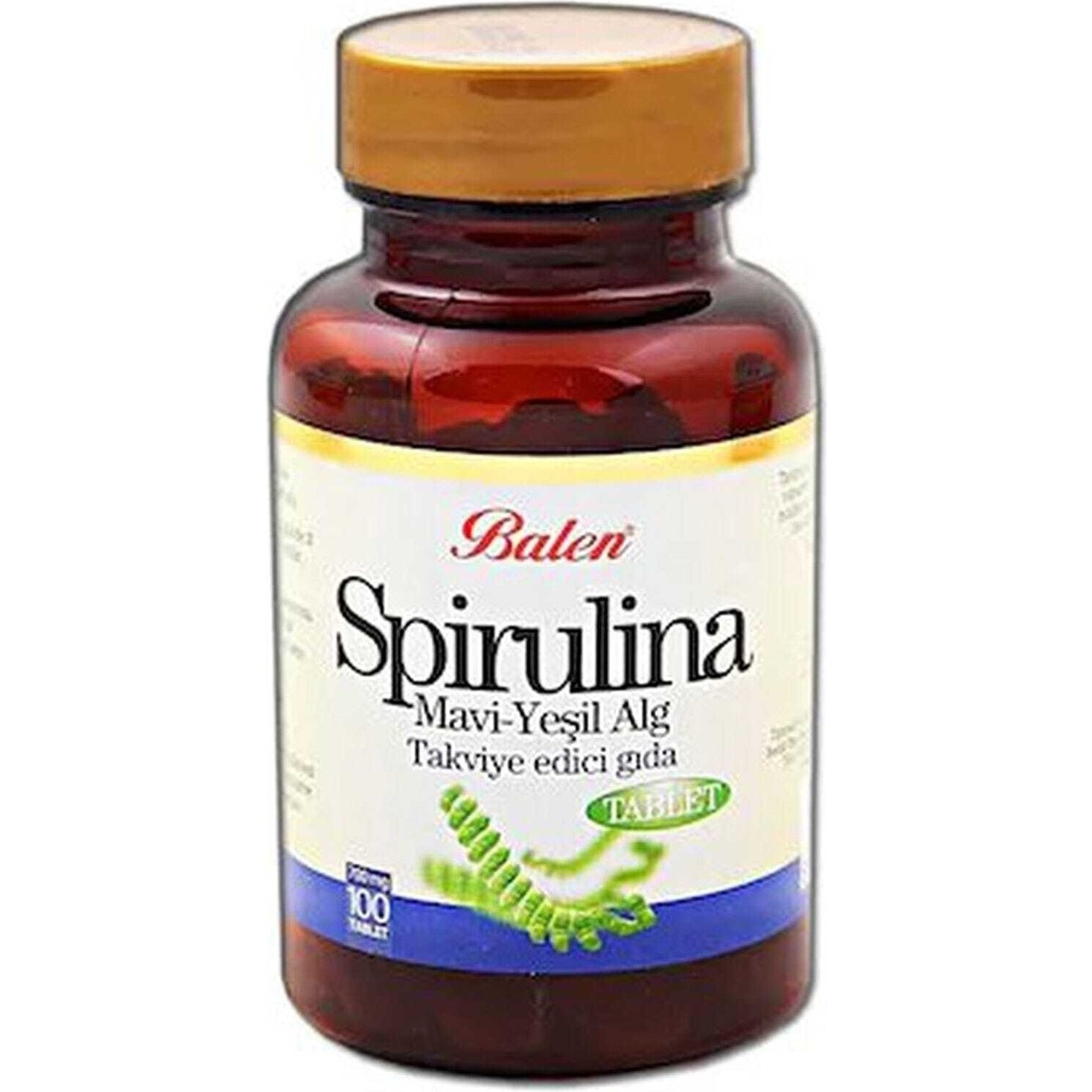 Пищевая добавка Balen Spirulina 700 мг, 100 таблеток