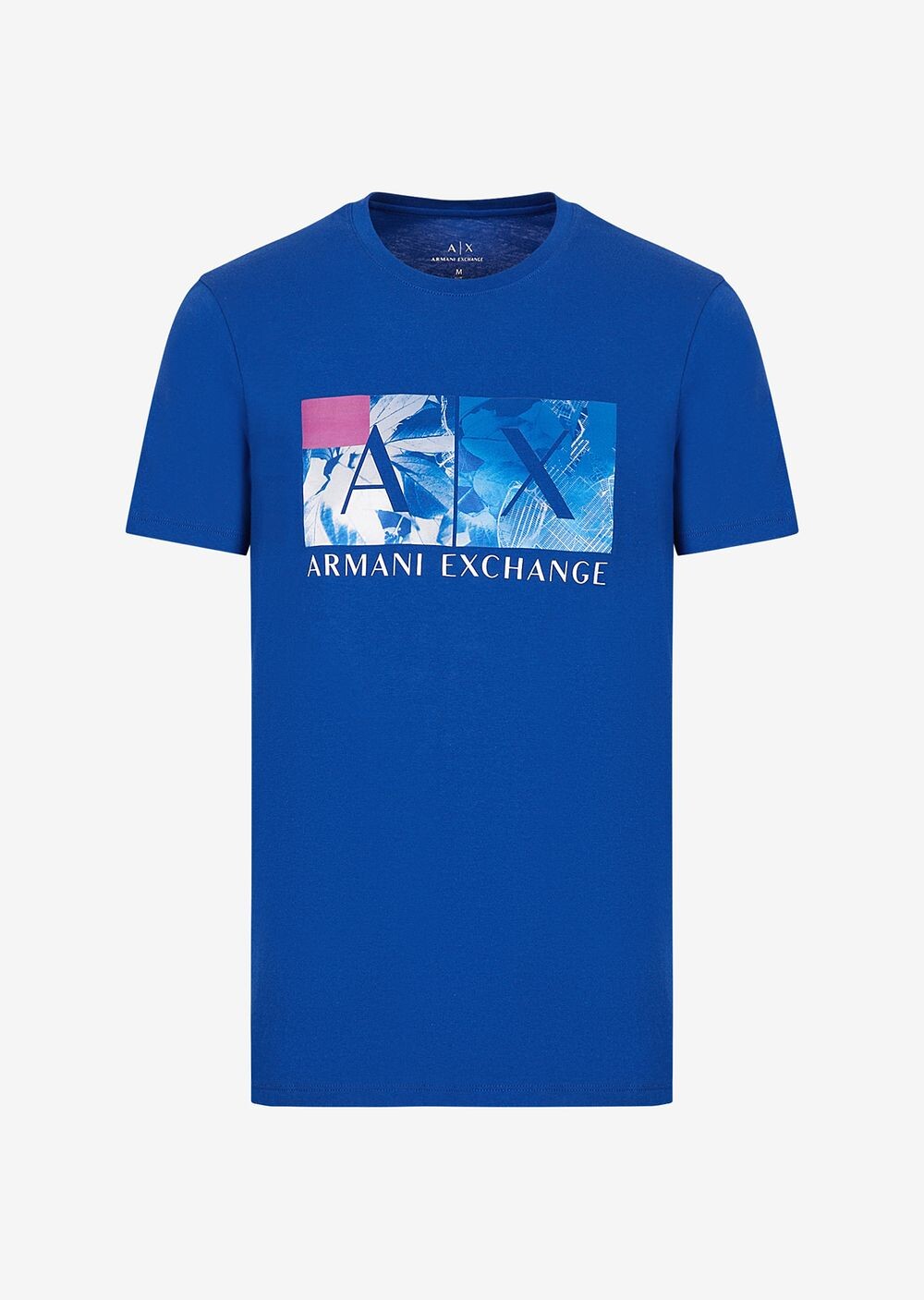 

Приталенные футболка Armani Exchange, синий